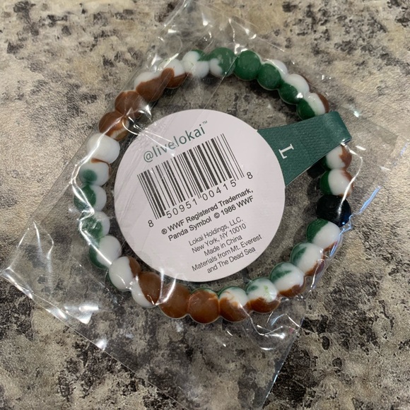 Lokai Bracelets WWF Themed Camo New Sealed NWT Large - Picture 2 of 2